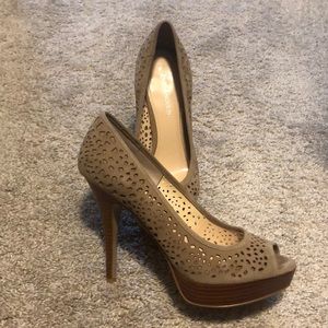 Enzo Angiolini open toe heels